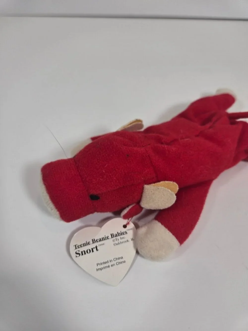 Ty Teenie Beanie Baby Snort the Bull 1999 McDonald’s Plush – Vintage Collectible